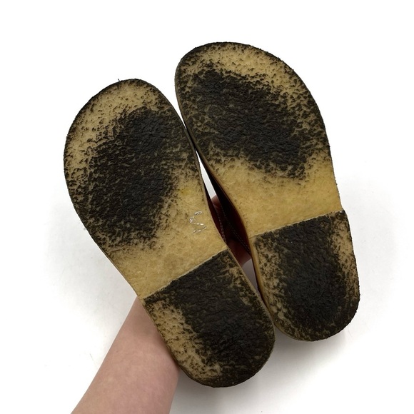 Duckfeet Blavand Brown Tan Leather Clogs Size 35 - Picture 2 of 11